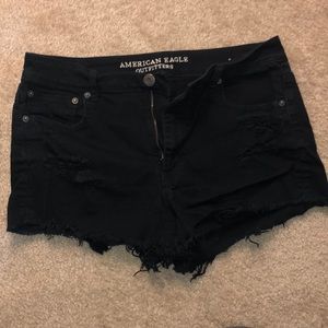 American eagle hi rise festival shorts